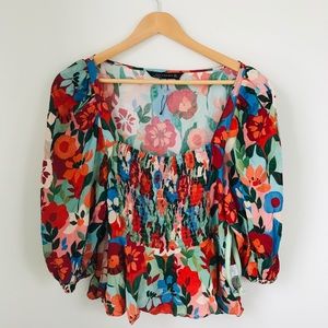 ZARA Floral Top